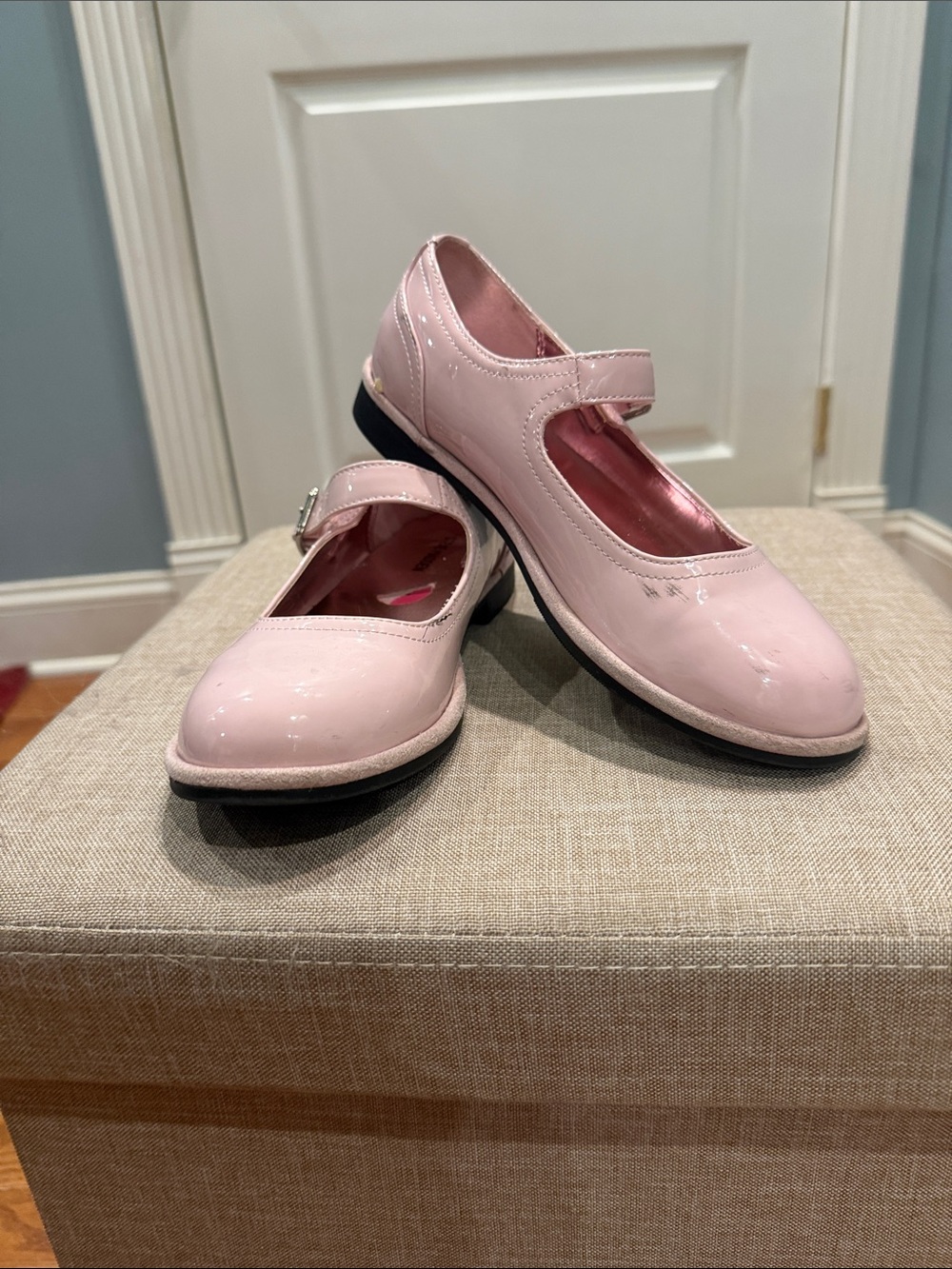 Steve Madden Pink Patent Mary Jane Kids Dress Shoes